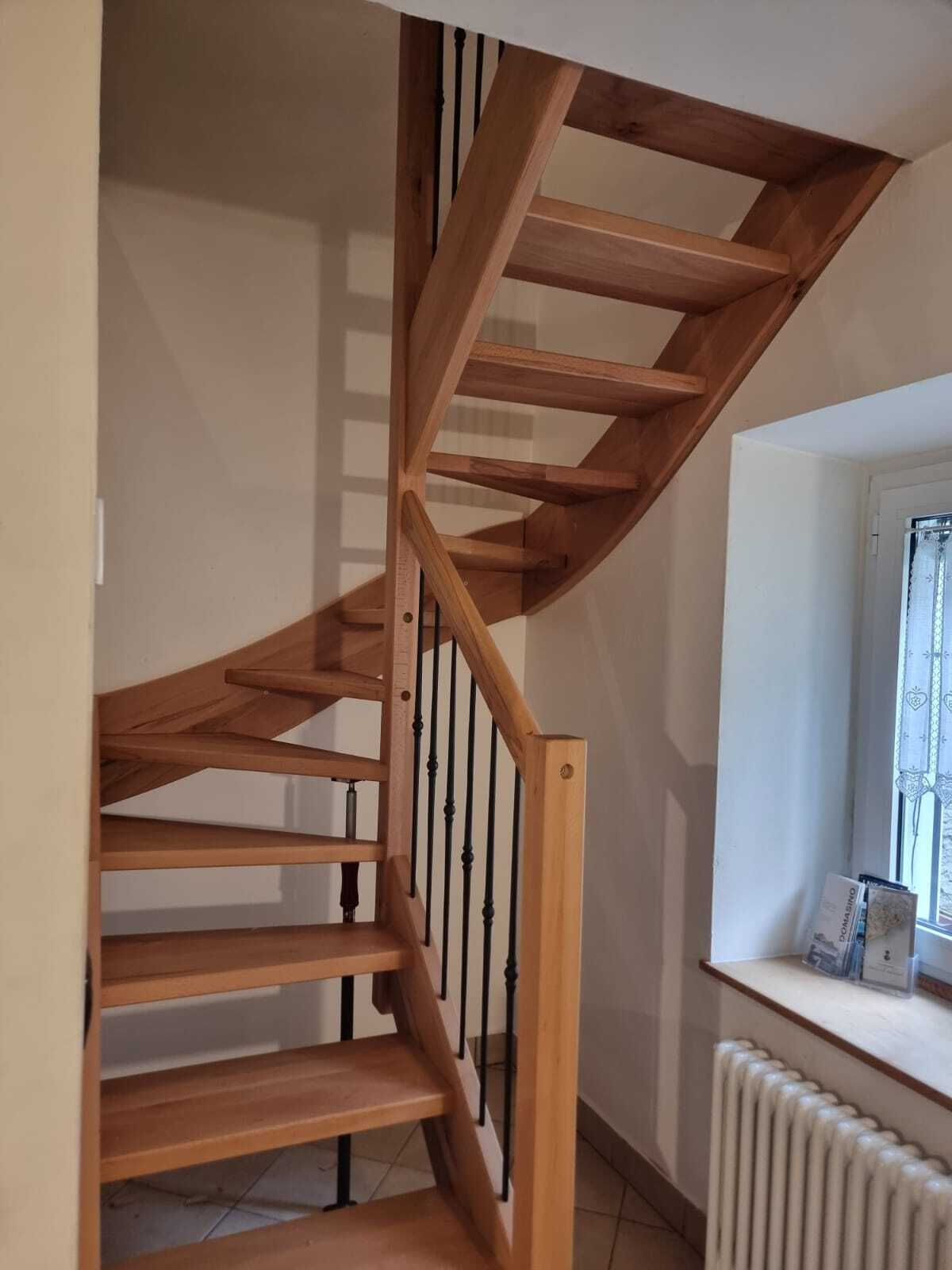 Sostituzione Scala A Chiocciola: Più Comfort E Spazio Con Una Scala A Giorno Su Misura: Immagine 3